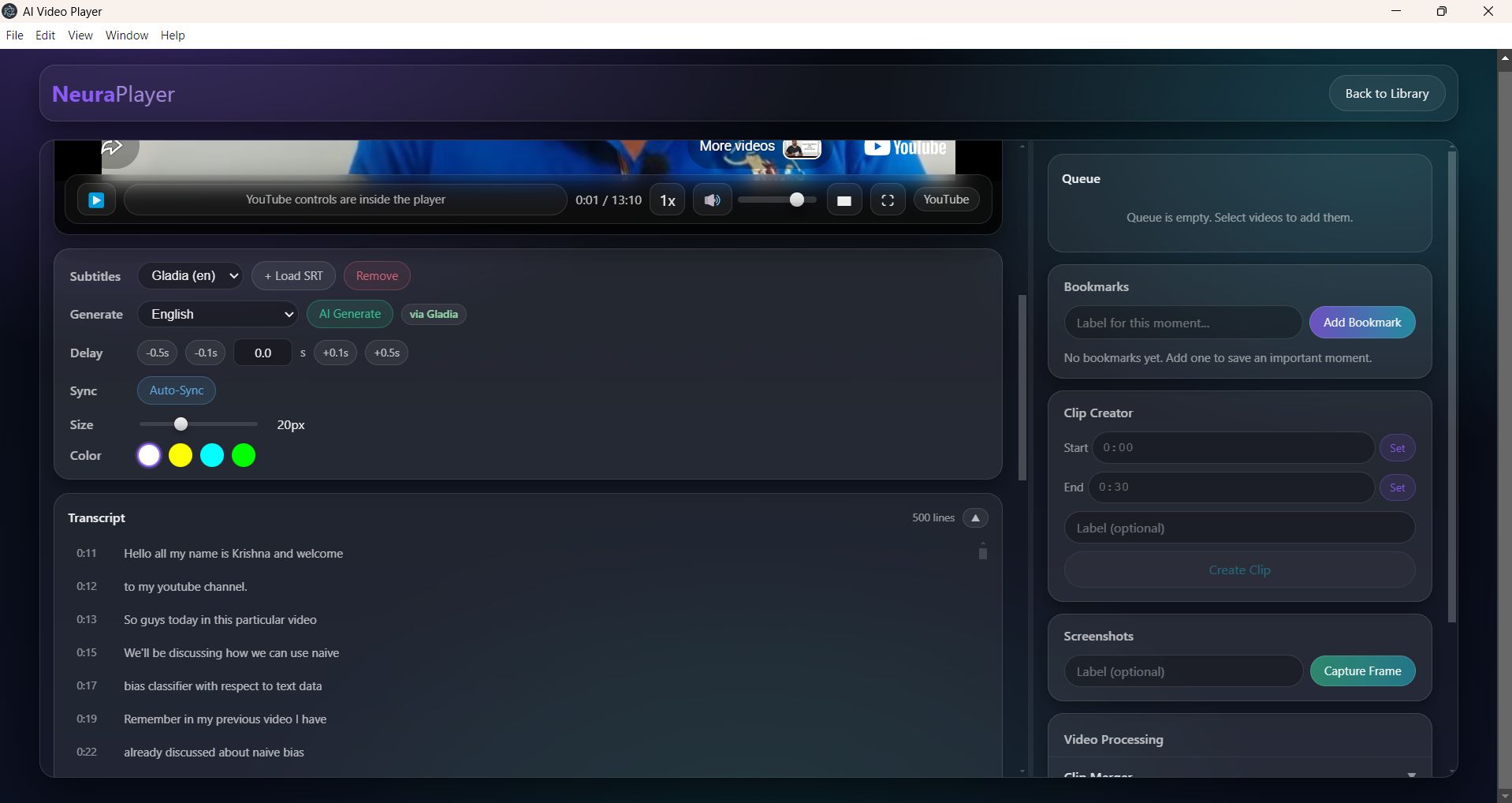 AI Video Player Screenshot 7
